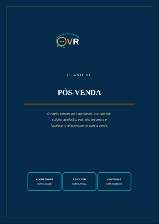 Capa de Plano de Pós-venda